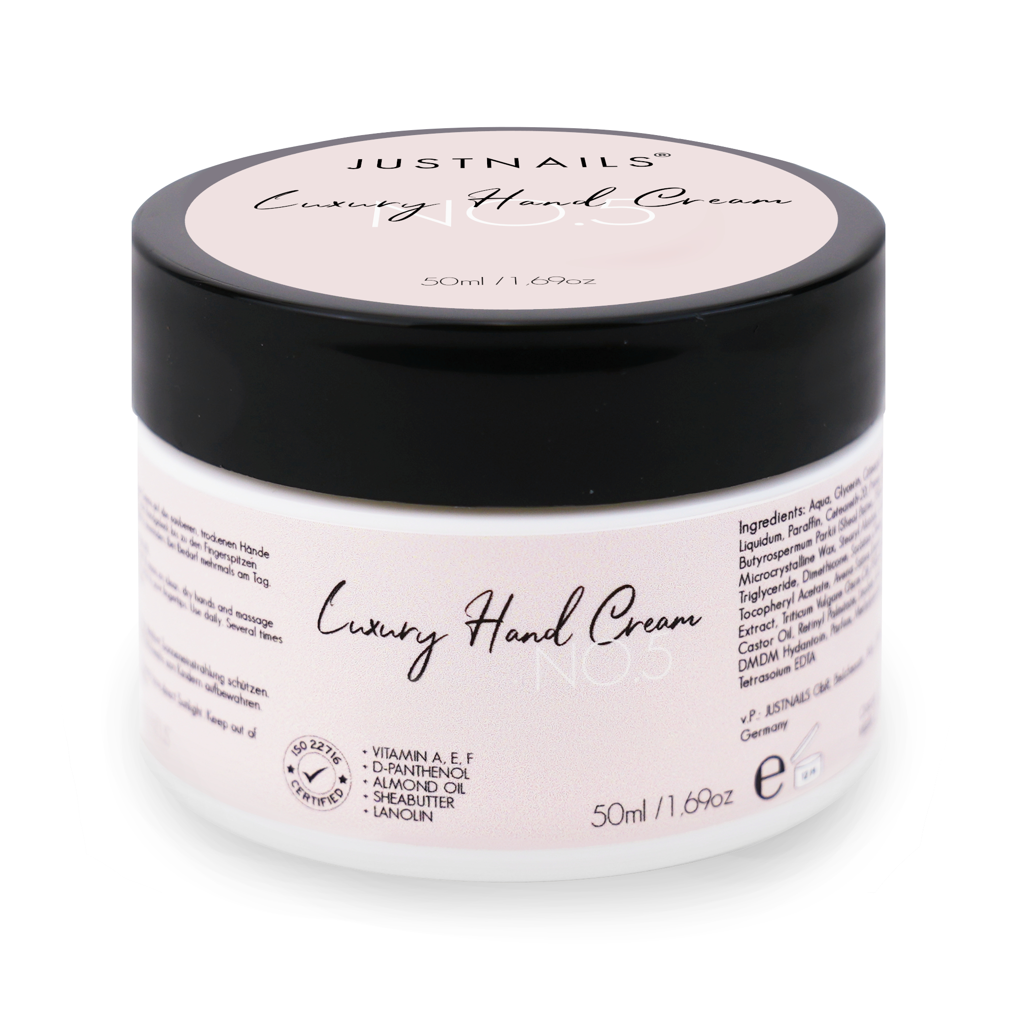 JUSTNAILS Professional Hand & Nail Care Cream - No.4 Dose