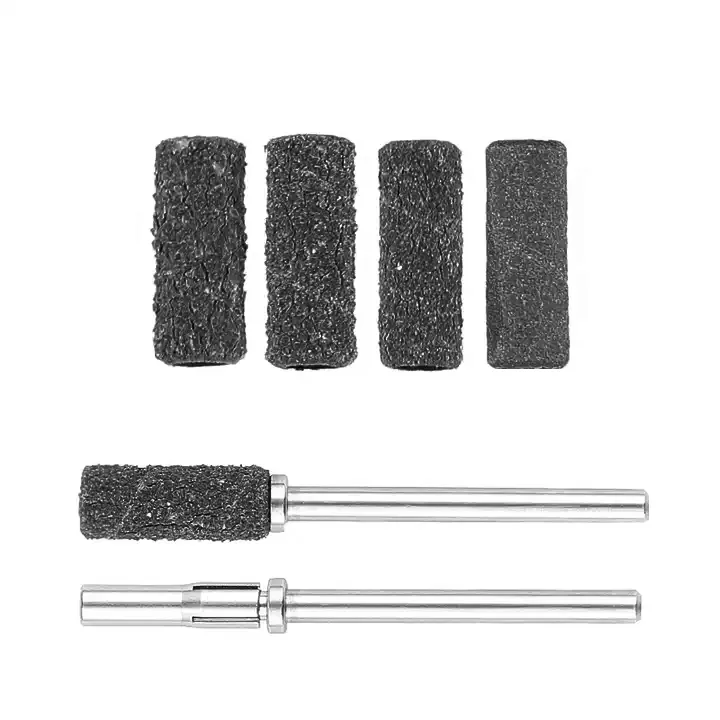 JUSTNAILS Premium SLIM Mandrel Fräser Bit Schleifkappen black