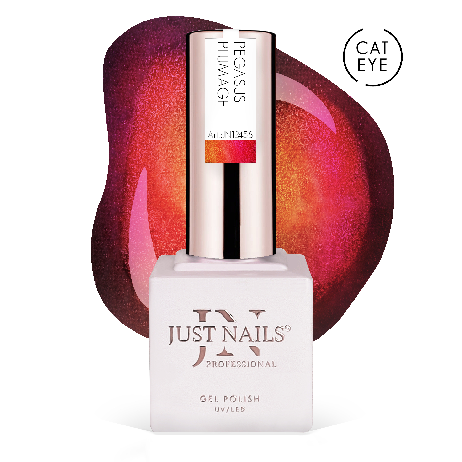 JUSTNAILS Polish Gel 5D Cat Eye - PEGASUS PLUMAGE