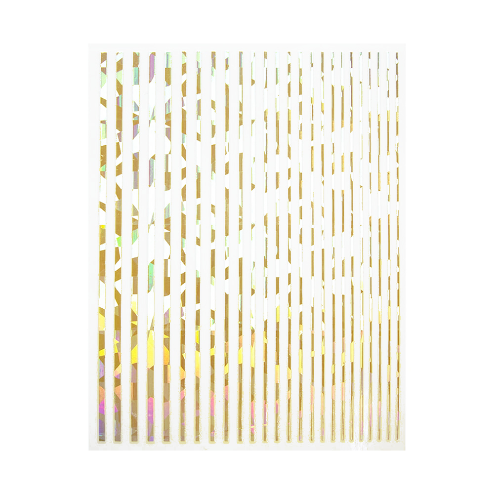 JUSTNAILS Flexible Stripes Set holo gold