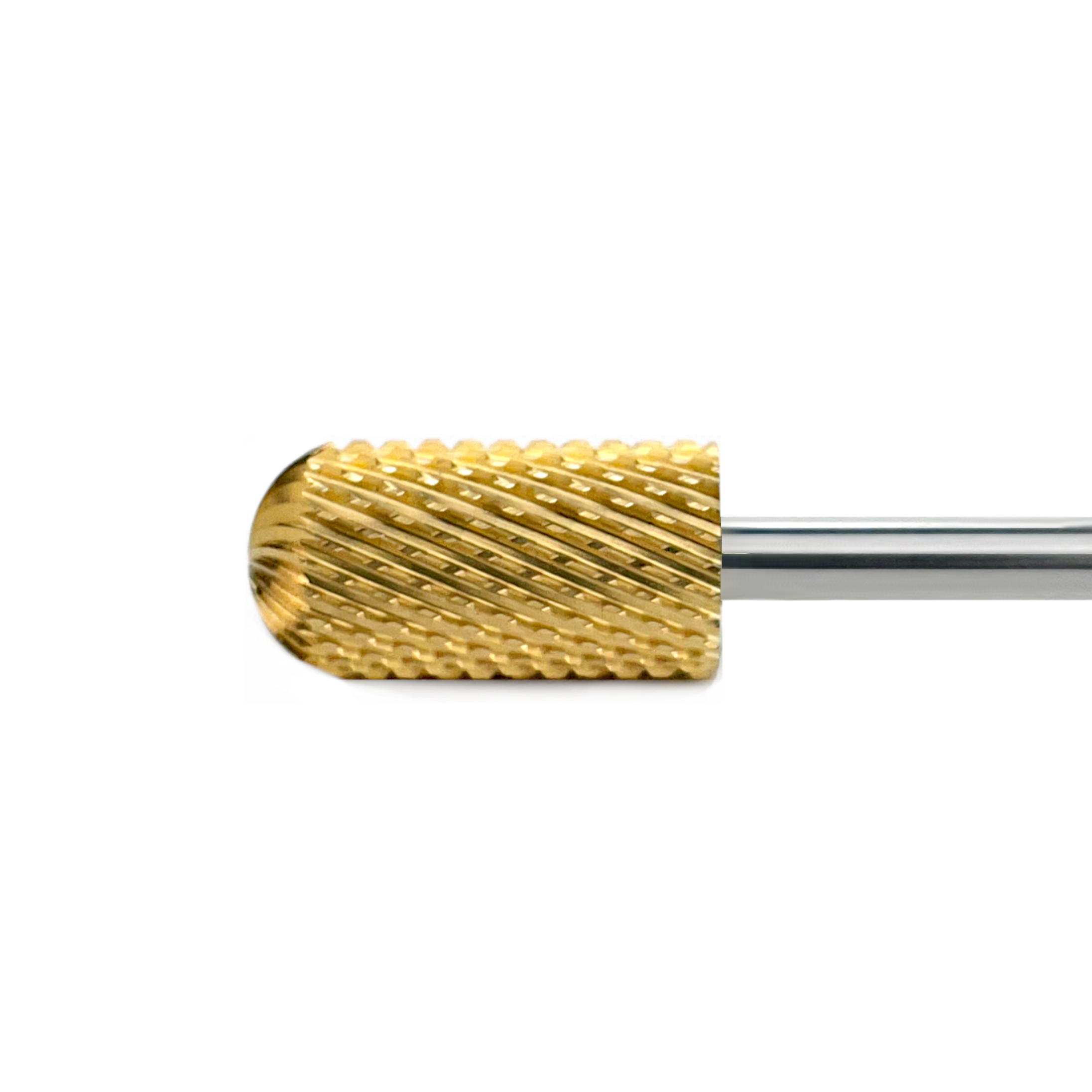 JUSTNAILS Ultra TITAN Safety Barrel big Fräser Bit Long Life Gold grob 07