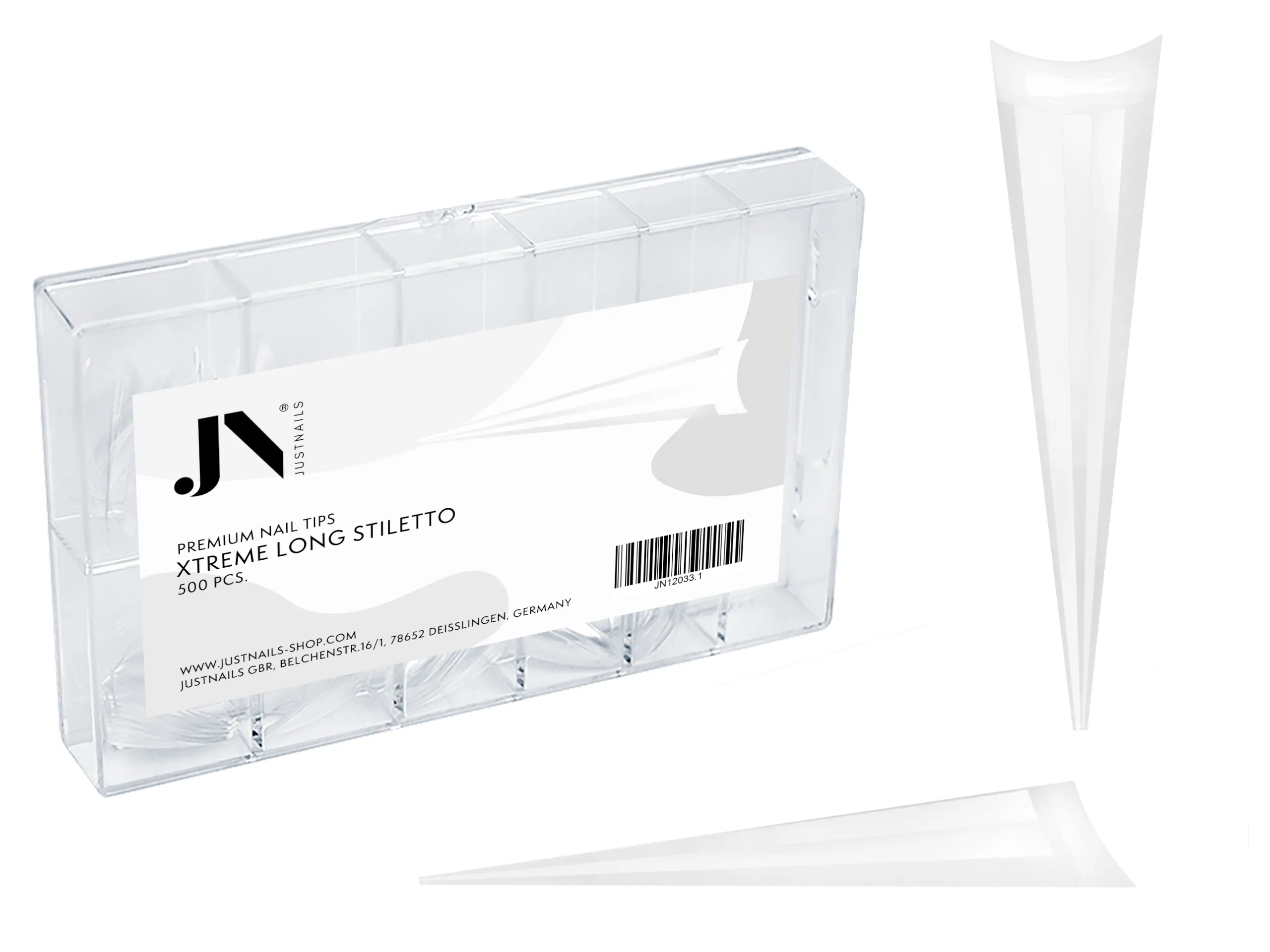 JUSTNAILS Stiletto Tips long - XL 