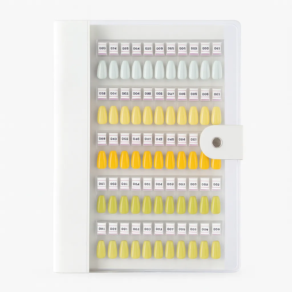 JUSTNAILS Display Tips Swatch Book white 