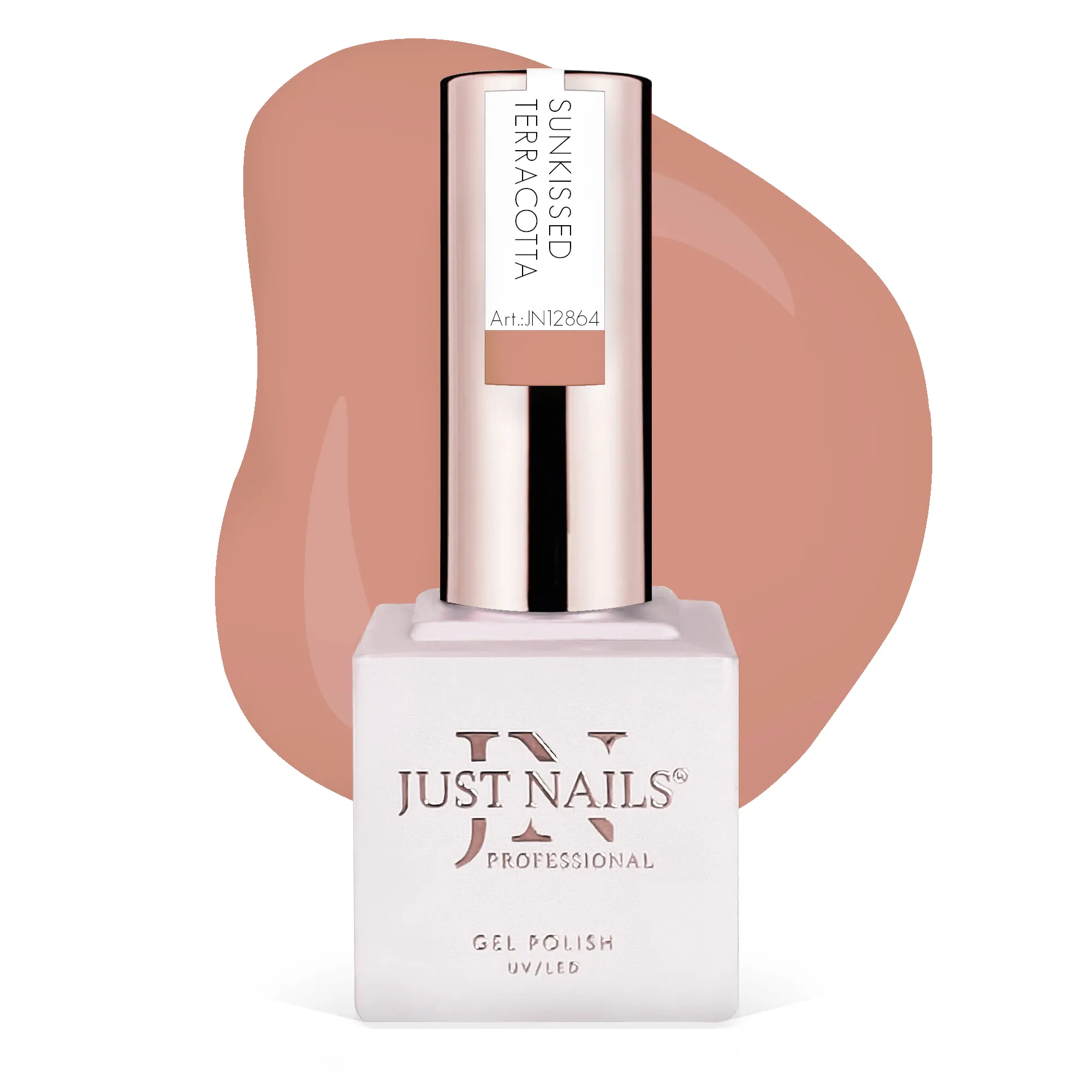 JUSTNAILS Gel Polish Color - SUNKISSED TERRACOTTA - Soak-off