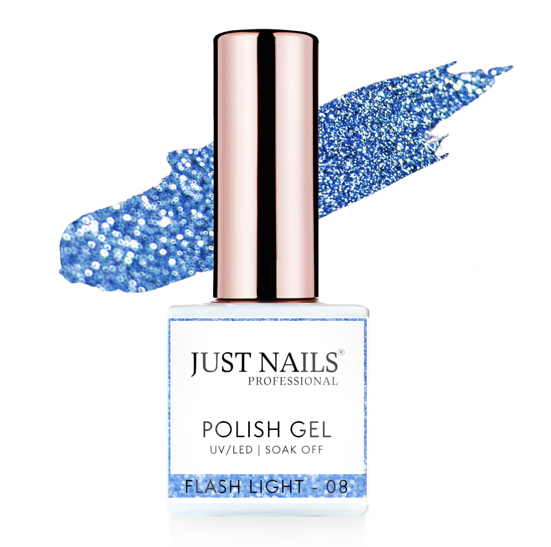 JUSTNAILS Gel Polish Color - Flash Light 08 - Soak-off