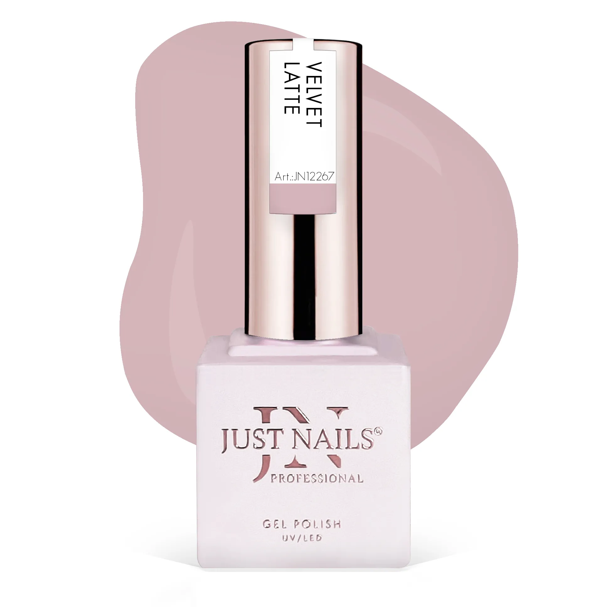 JUSTNAILS Gel Polish Color - VELVET LATTE - Soak-off