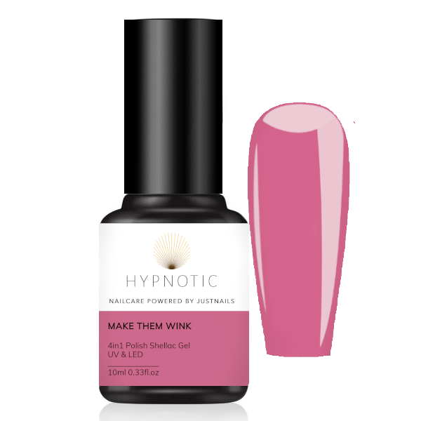 HYPNOTIC 4in1 Polish Shellac Gel - Make them wink 10ml ABVERKAUF