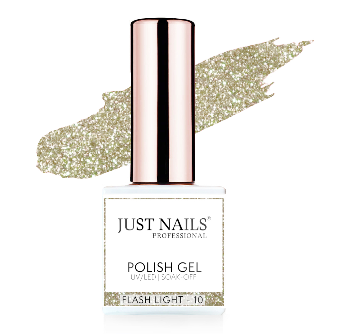 JUSTNAILS Polish Gel Color - Flash Light 10 - Soak-off