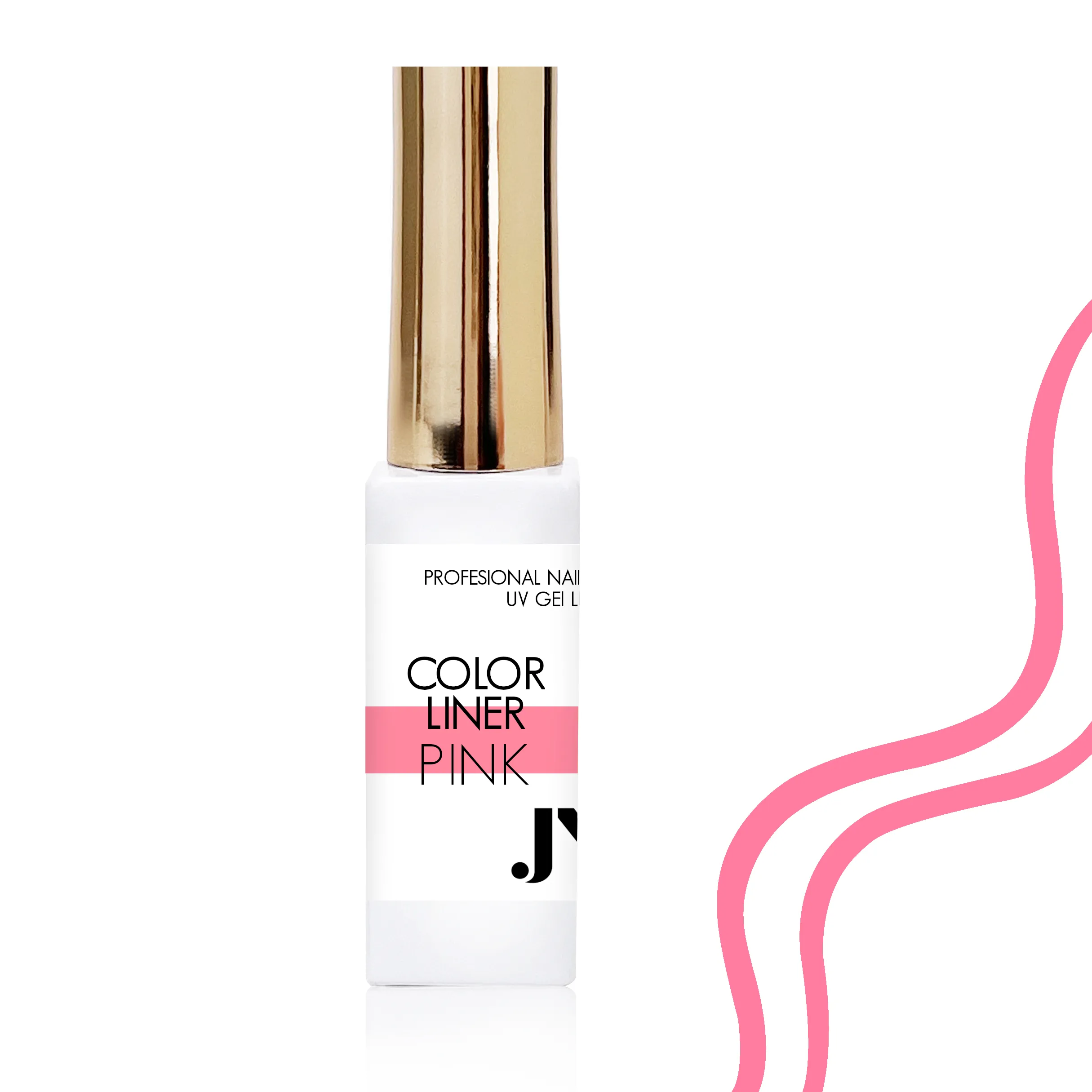 JUSTNAILS Nailart Color Liner Gel - Pink