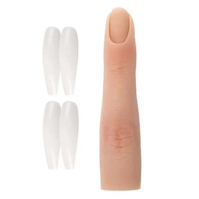 JUSTNAILS Nailart Übungsfinger biegbar inklusive Tips