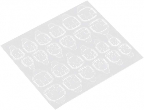 JUSTNAILS JUST PRESS - Doppelseitiger Nagelkleber Pads für Press On Nails