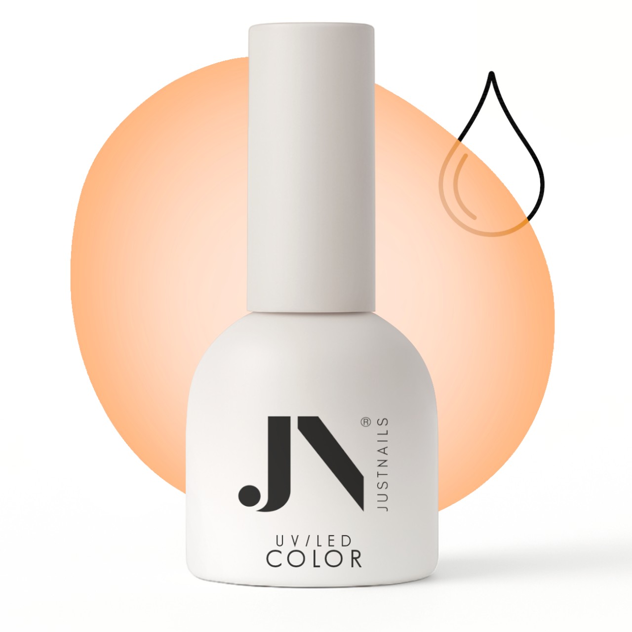 JUSTNAILS Gel GLAS Polish Color - Twin Flame - Soak-off ABVERKAUF