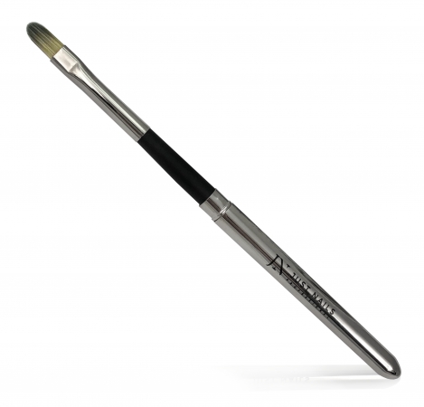 JUSTNAILS Premium Fullcover Universalpinsel mit Metall Umsteck Garnitur GR.6