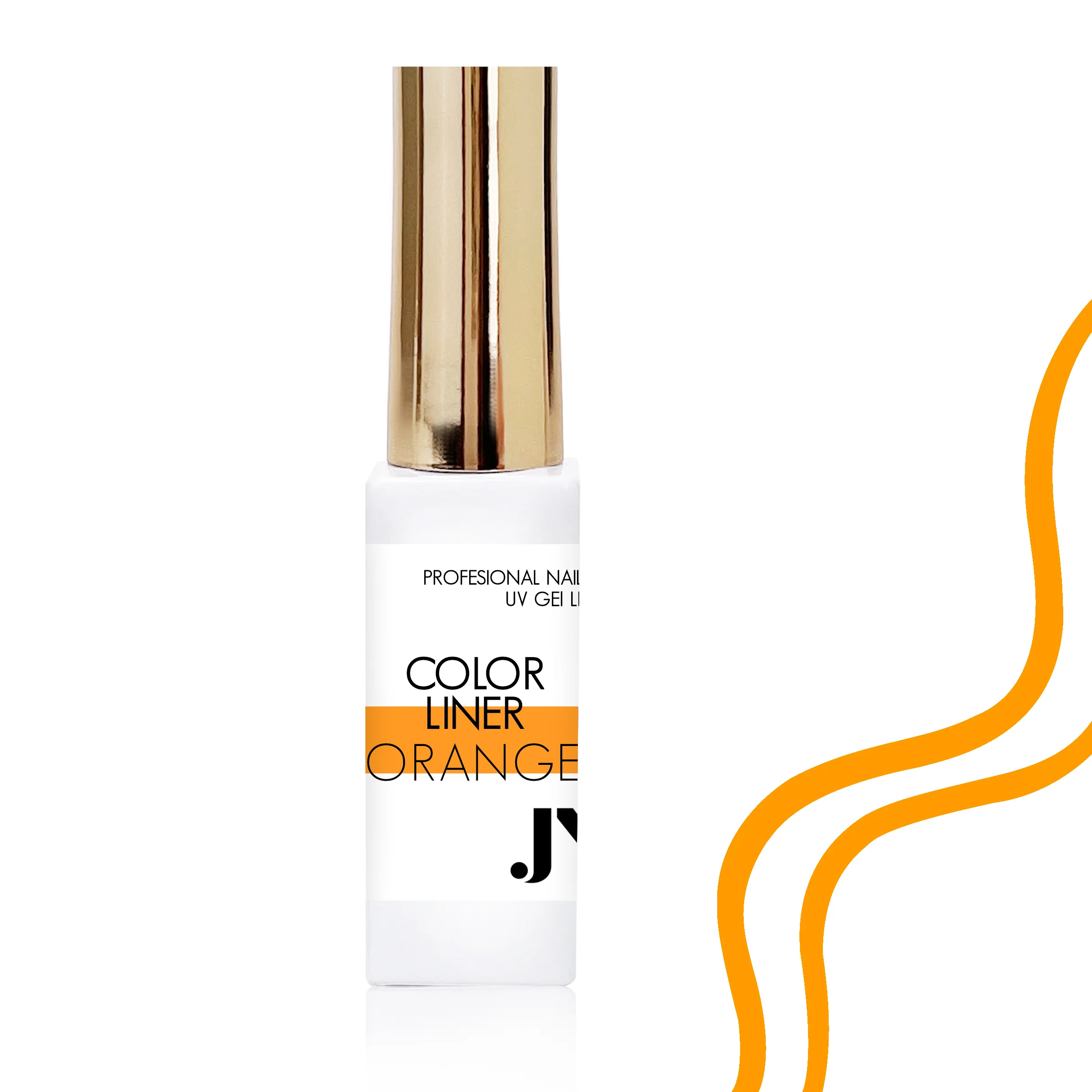 JUSTNAILS Nailart Color Liner Gel - Orange