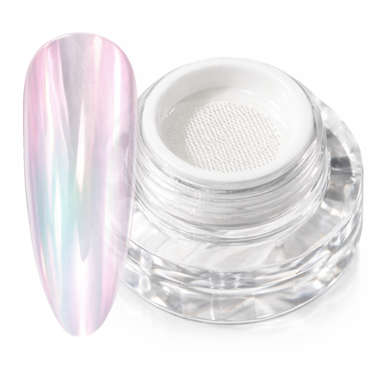  JUSTNAILS Polarlights Pigment - Sugar Halo - Microplastic free