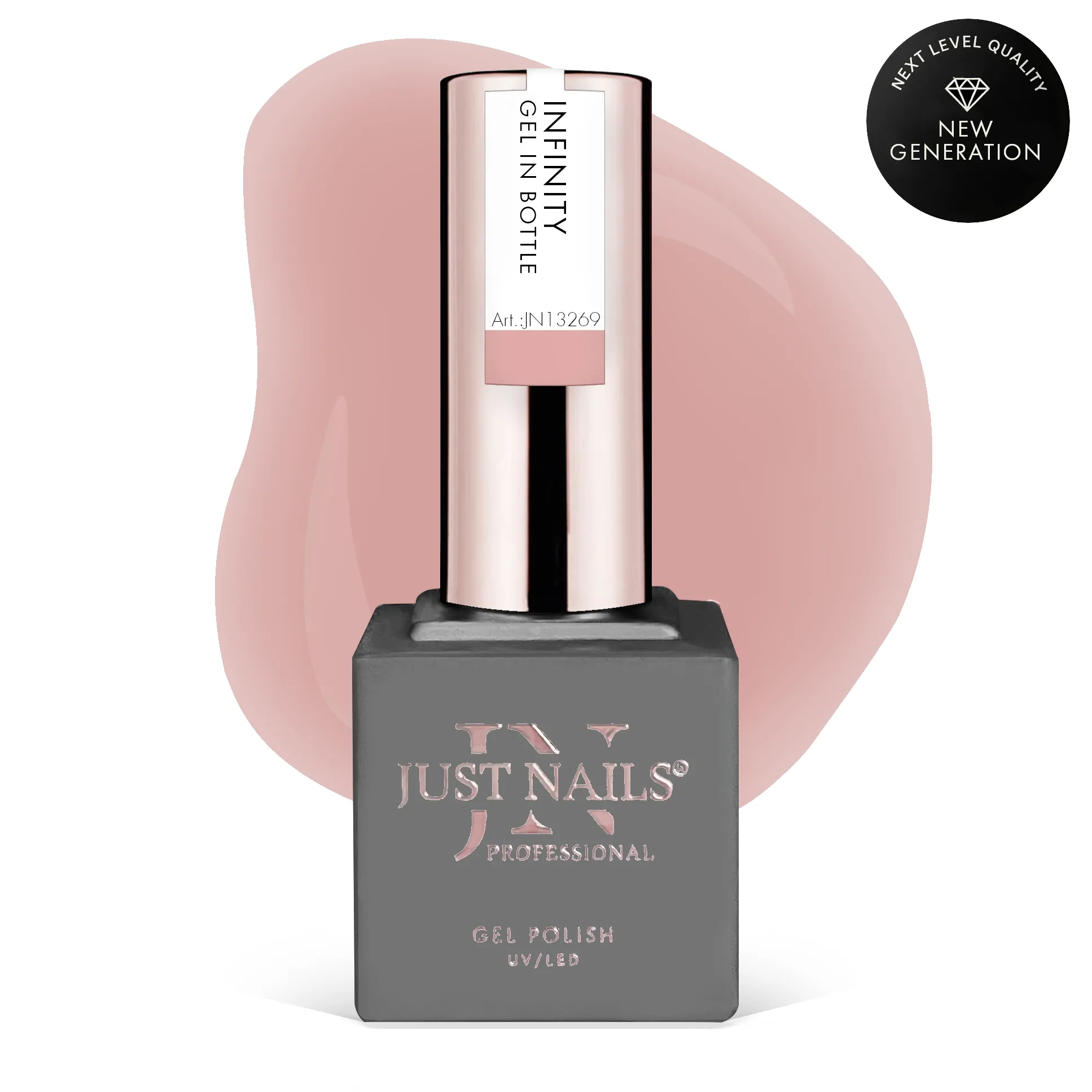 JUSTNAILS INFINITY™ Gel in Bottle - BEIGE ATELIER