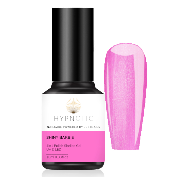 HYPNOTIC 4in1 Polish Shellac Gel - Shiny Barbie 10ml ABVERKAUF