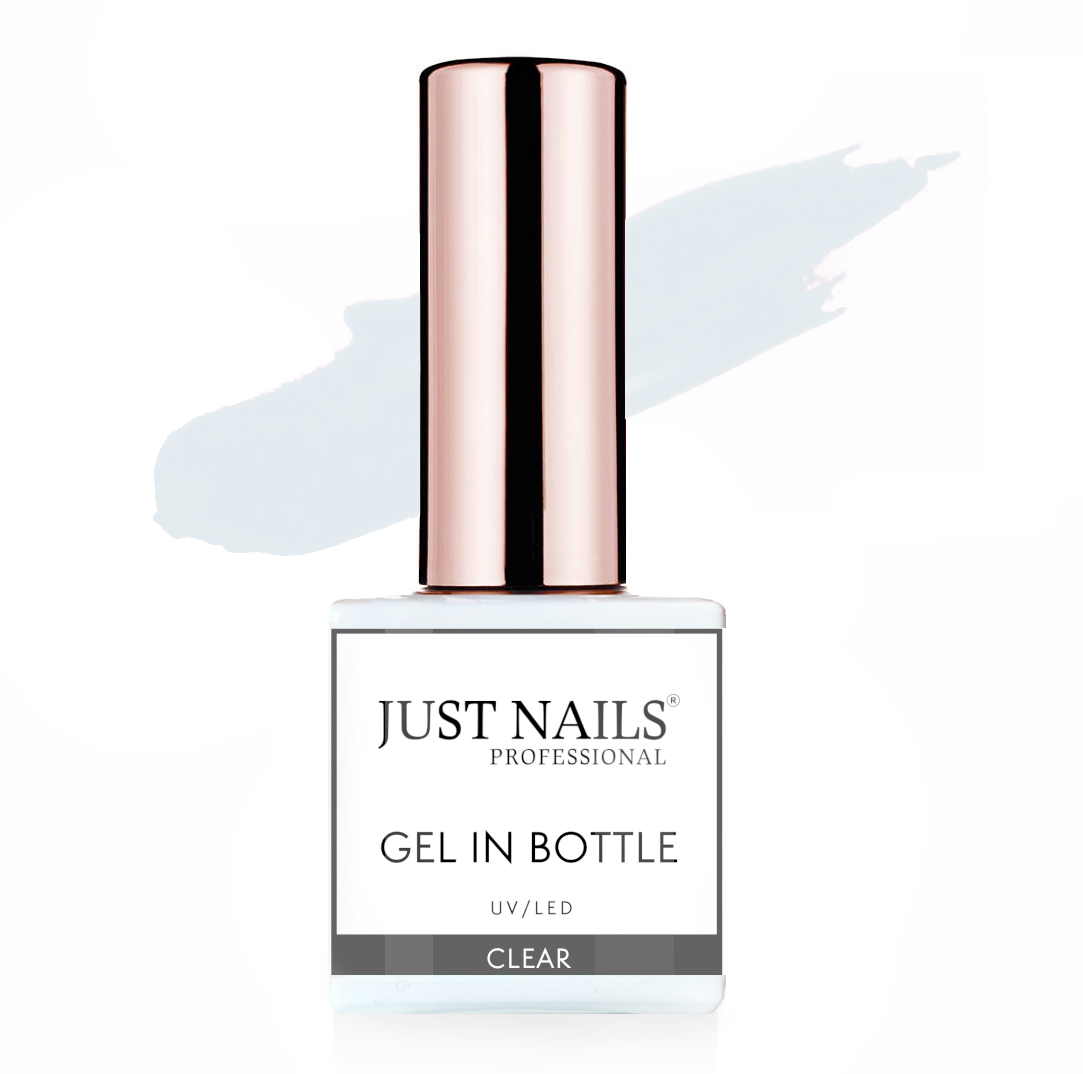 JUSTNAILS GEL IN BOTTLE - Clear - Polish Gel