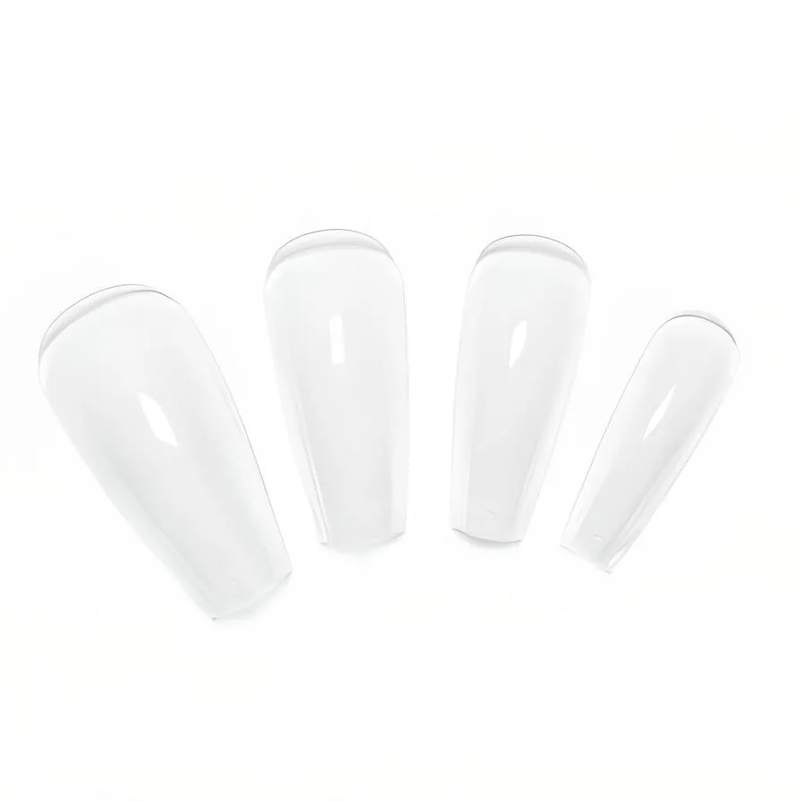 JUST PRESS - Kurze Coffin Fullcover Press On Tips Nails