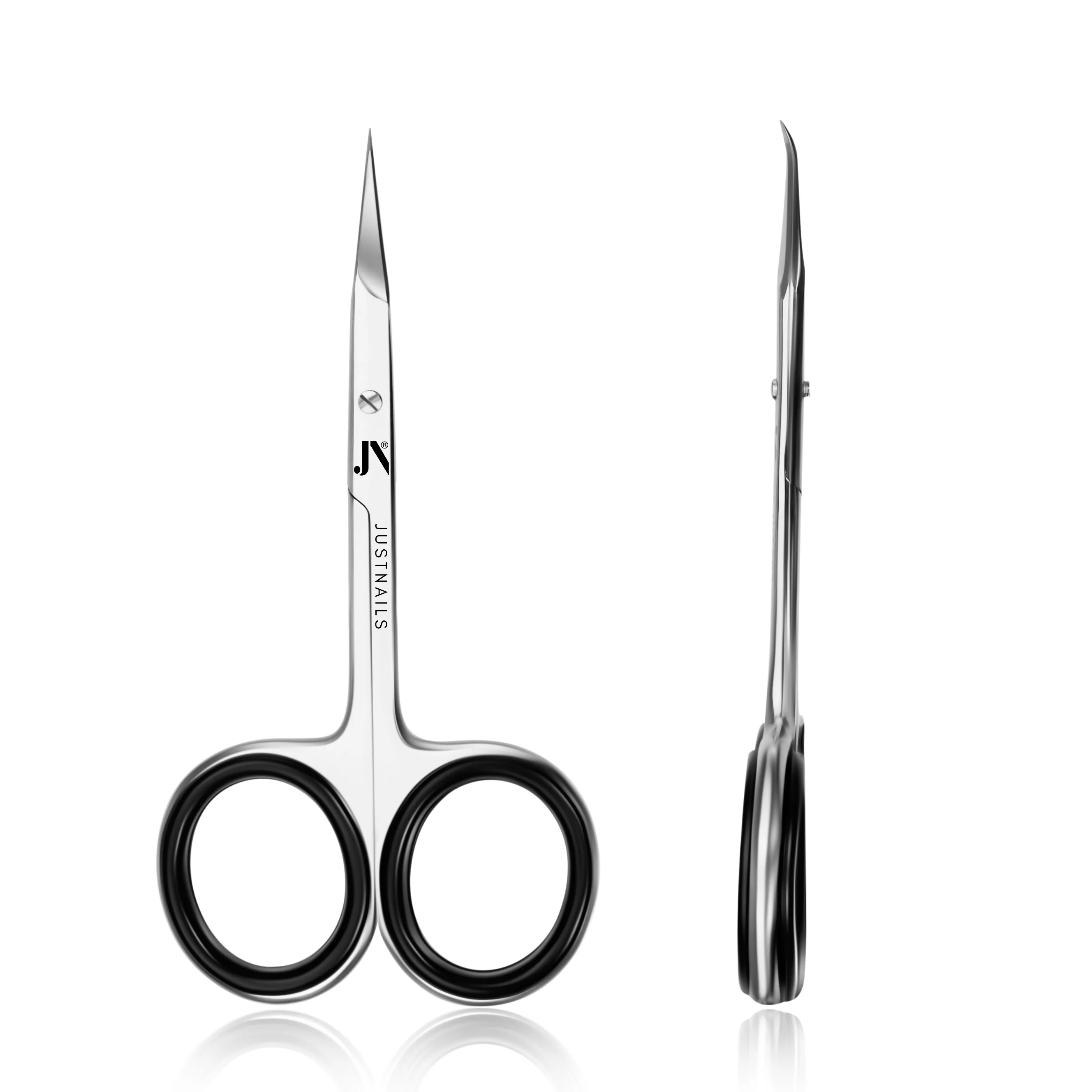 JUSTNAILS Professional Nagelhaut Schere Curved Points X24