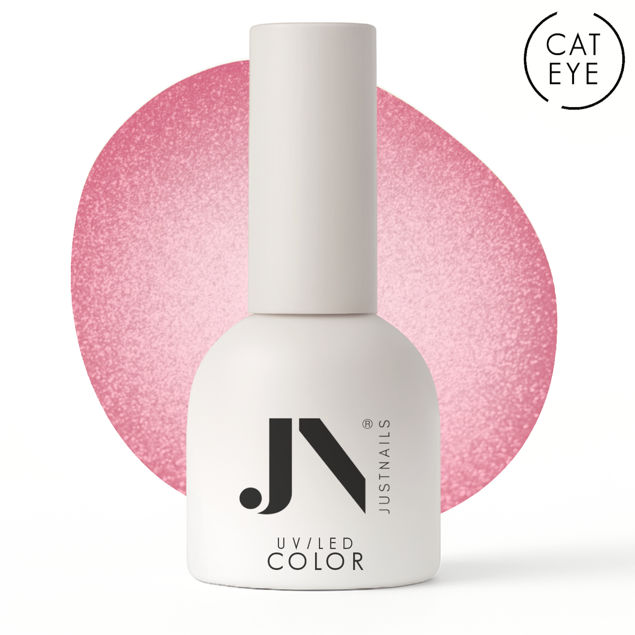  JUSTNAILS Polish Gel 5D Cat Eye - Pink Pony Club 