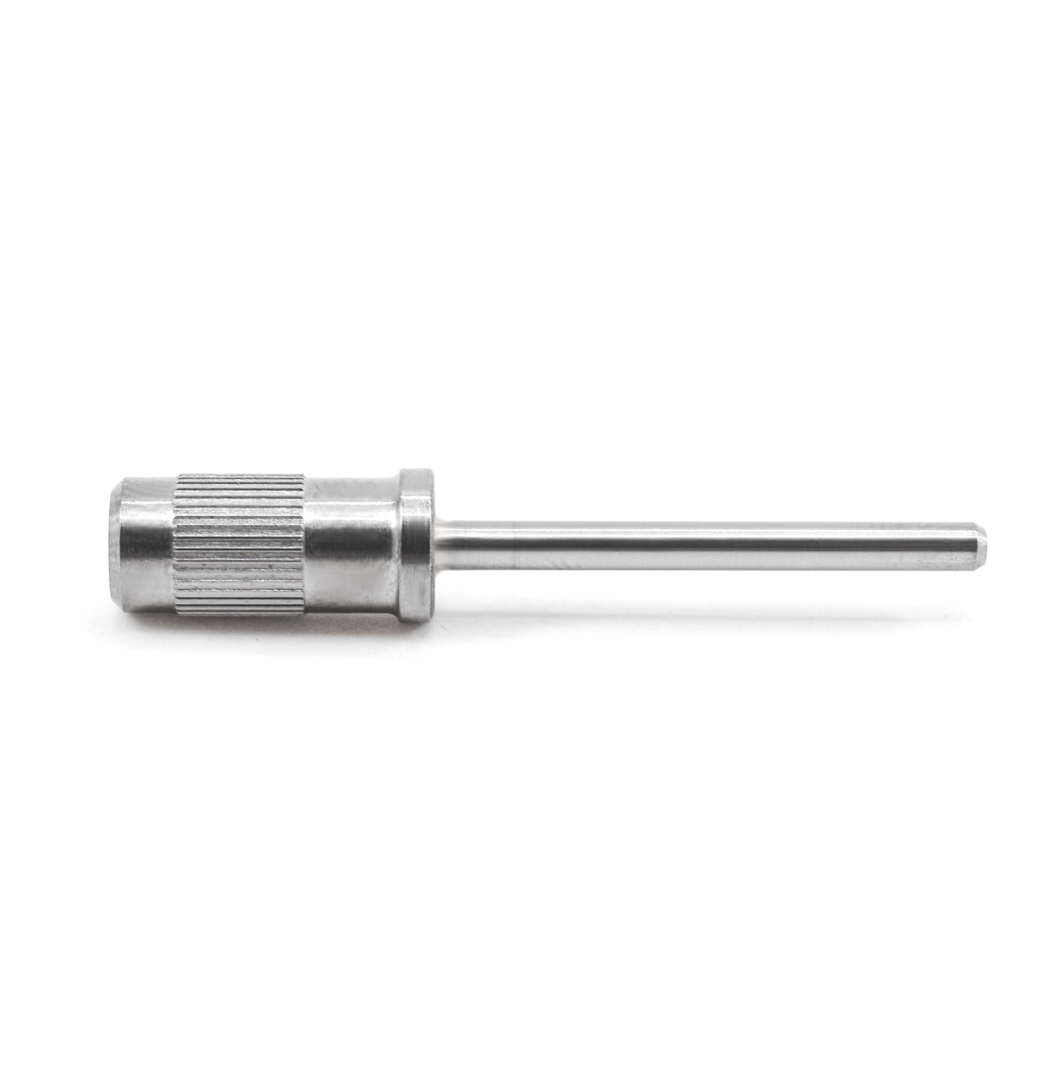 JUSTNAILS Premium Mandrel Fräser Bit für Schleifkappen silver