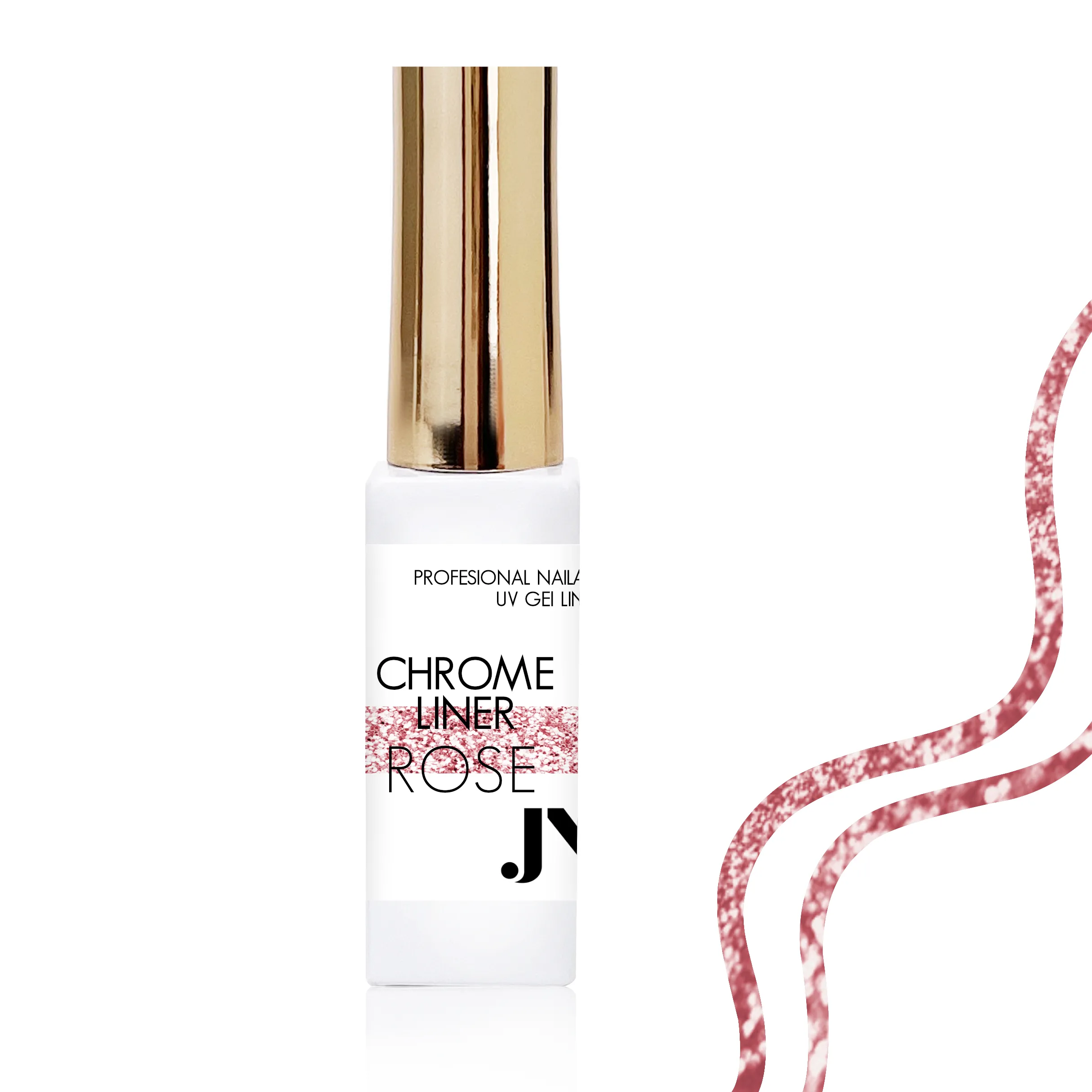 JUSTNAILS Nailart Liner Gel - Chrome Rose
