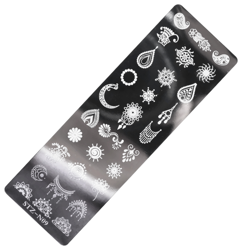 JUSTNAILS Stamping Platte - Minimalist 09