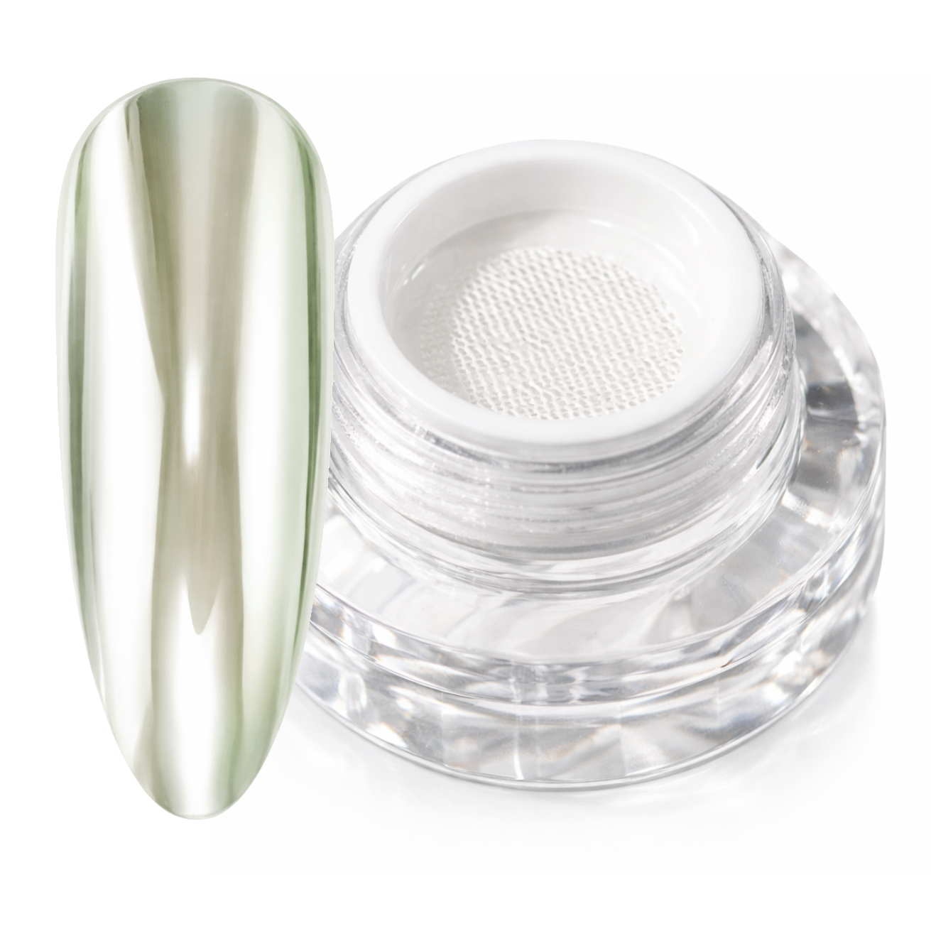  JUSTNAILS Polarlights Pigment - Moon Steel - Microplastic free