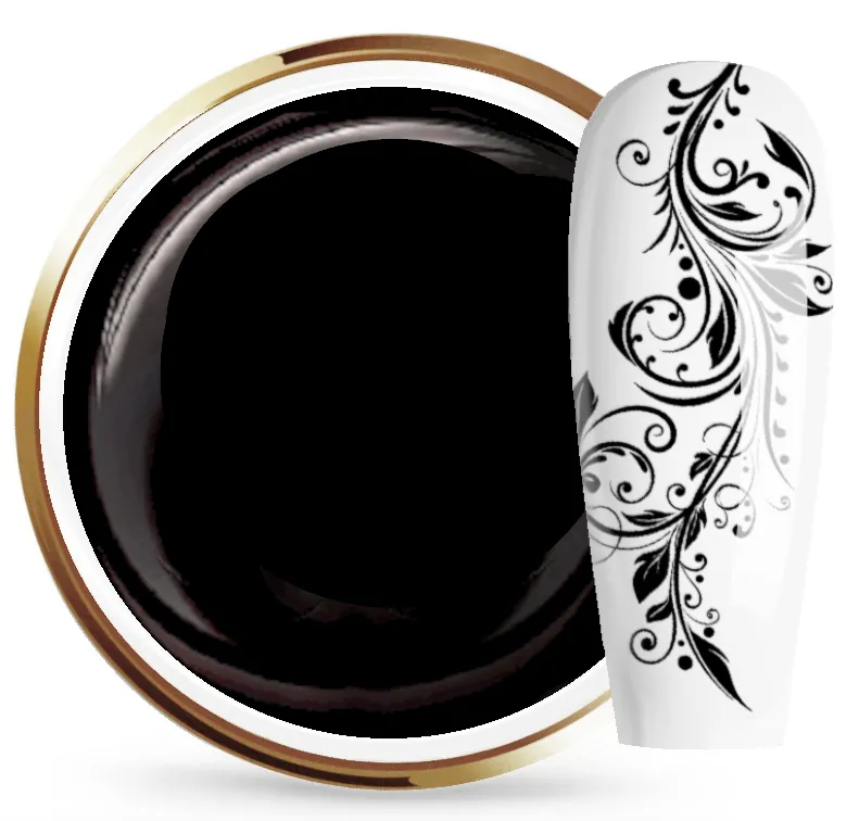 JUSTNAILS Stamping UV Gel Black