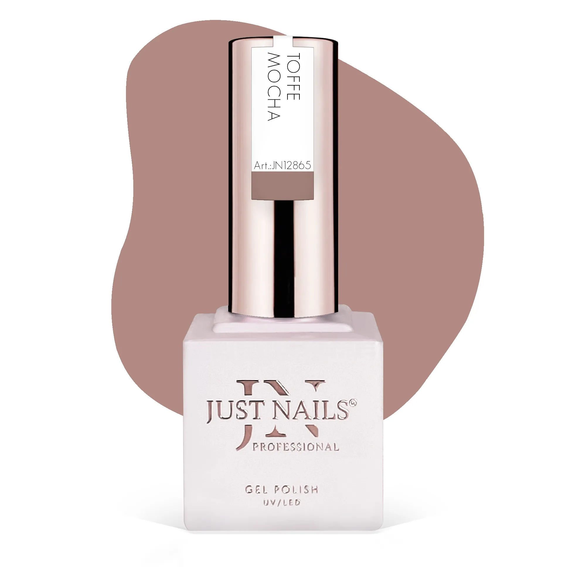 JUSTNAILS Gel Polish Color - TOFFE MOCHA - Soak-off