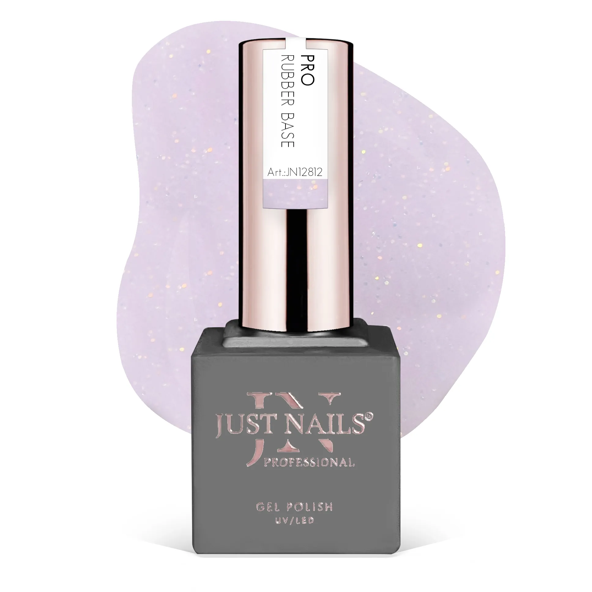 JUSTNAILS Pro Rubber Builder - BLING BLING - Hybrid Soak-off