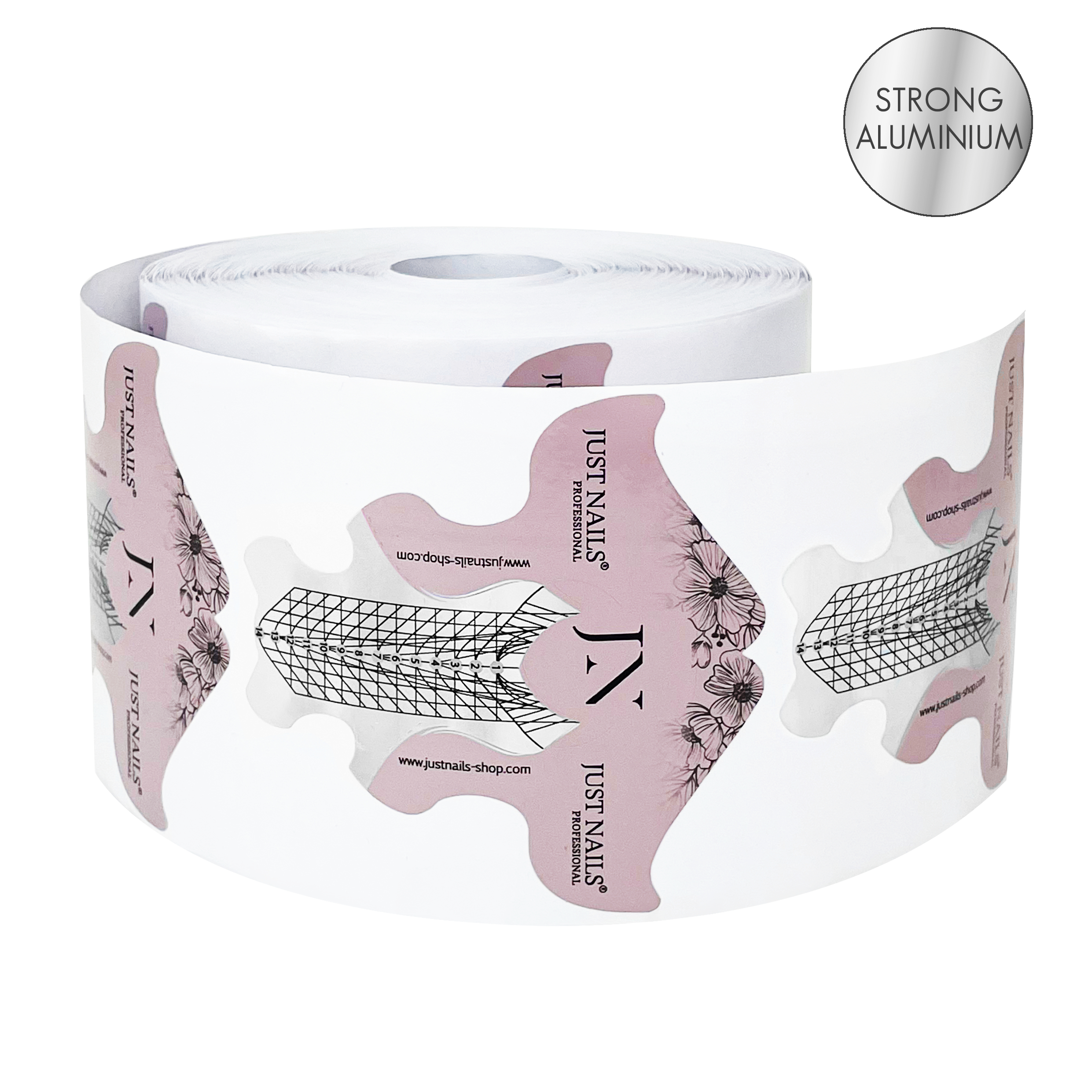 JUSTNAILS Profi Modellier Schablonen Extreme Strong long Aluminium