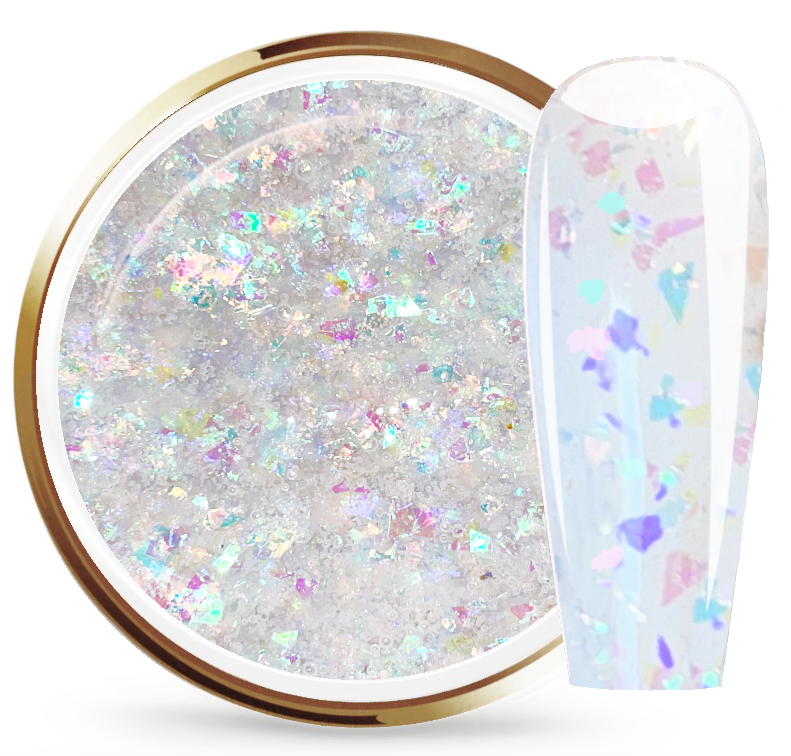 JUSTNAILS Glittergel Rainbow Flakes