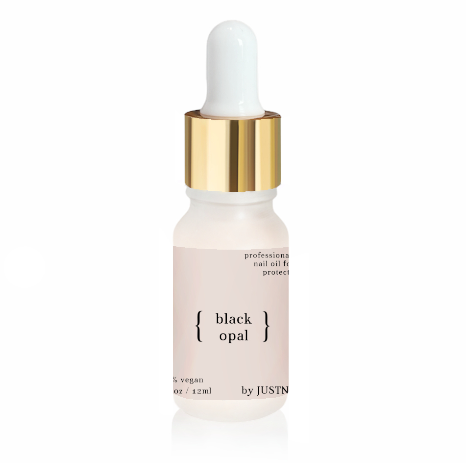 JUSTNAILS Premium Protect Nagelöl - Black Opal 10ml