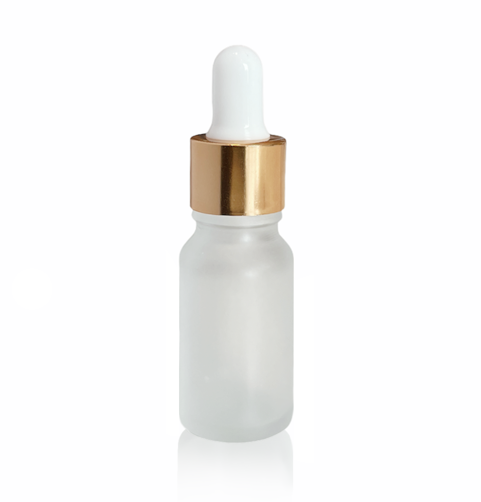 JUSTNAILS 10ml Pipetten Flasche transparent matt