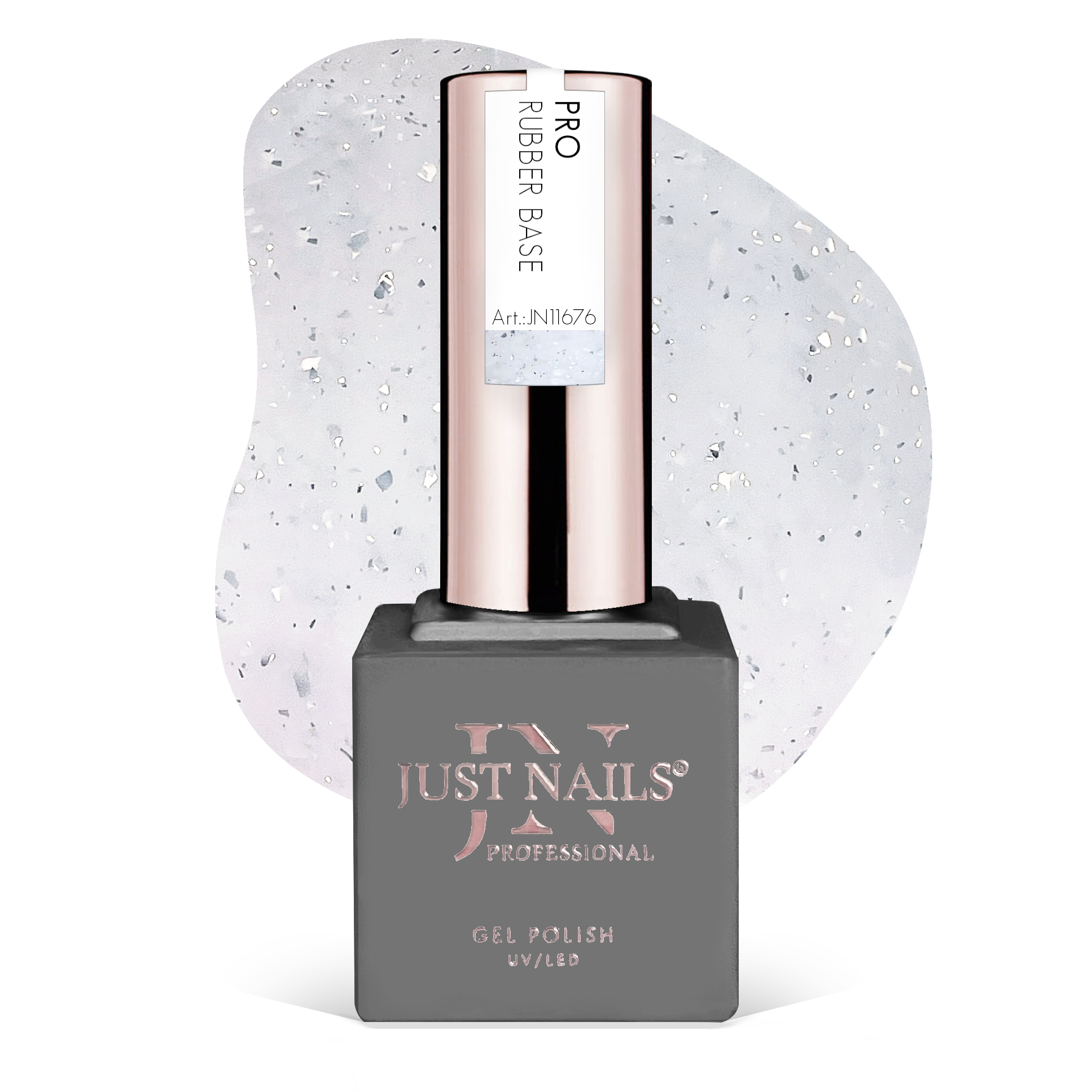 JUSTNAILS Pro Rubber BASE Fairy Crush - 03 - Hybrid Soak-off