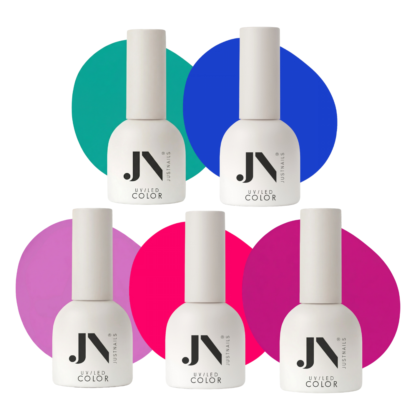  JUSTNAILS Professional Gel Polish Color Intense Bloom Set