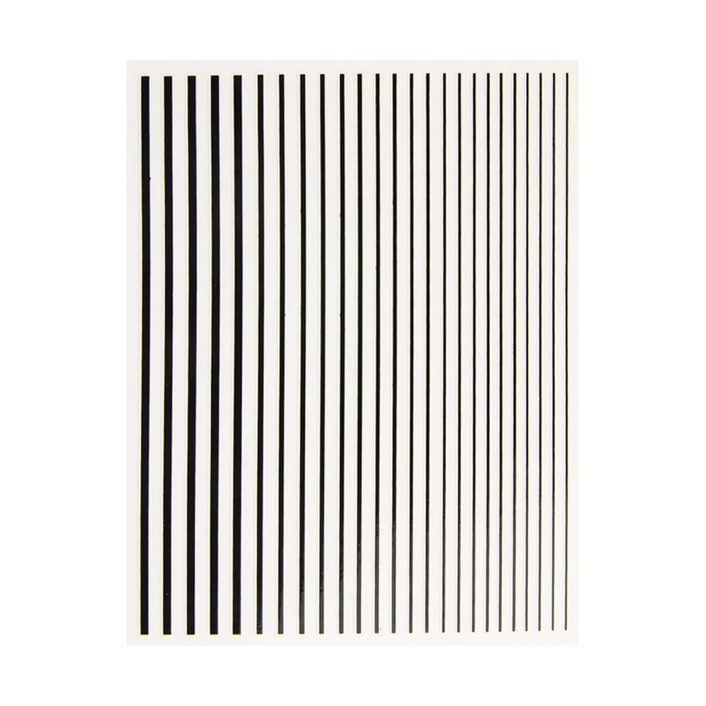 JUSTNAILS Flexible Stripes Set schwarz ABVERKAUF