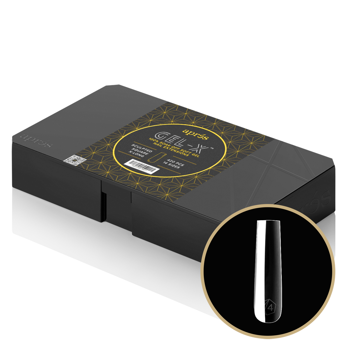 Gel-X® Tips Box  - Sculpted Square Extra Long