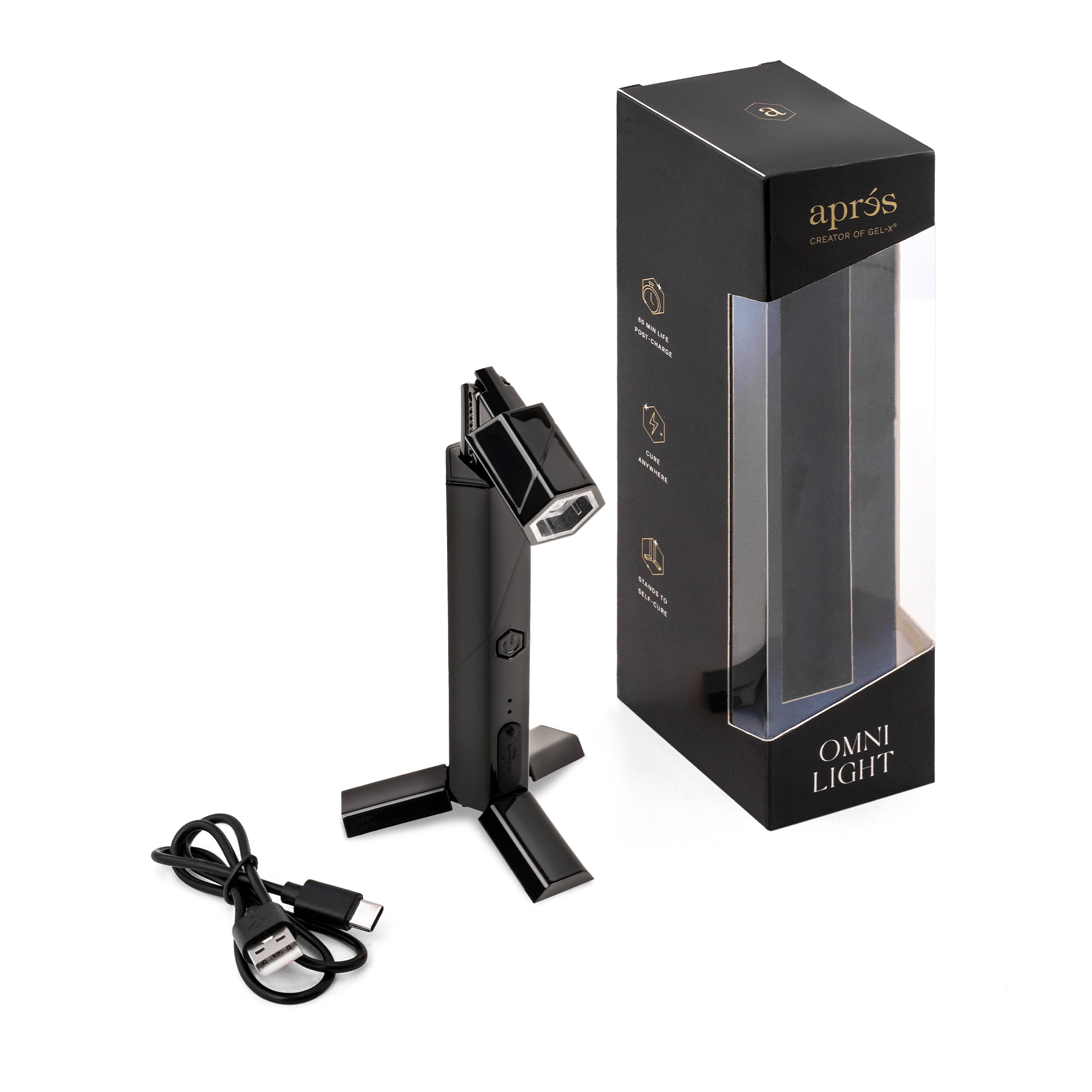 APRÉS Gel-X® Omni Light Black LED Lamp   APRÉS Gel-X® Omni Light Black LED Lamp