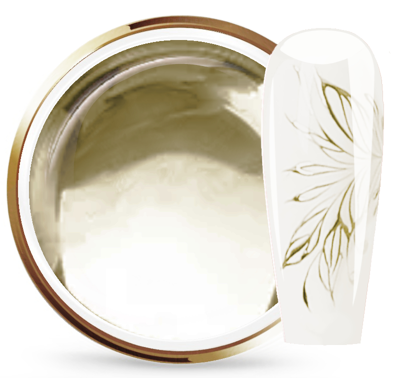 JUSTNAILS Painting MIRROR Gel - Gold