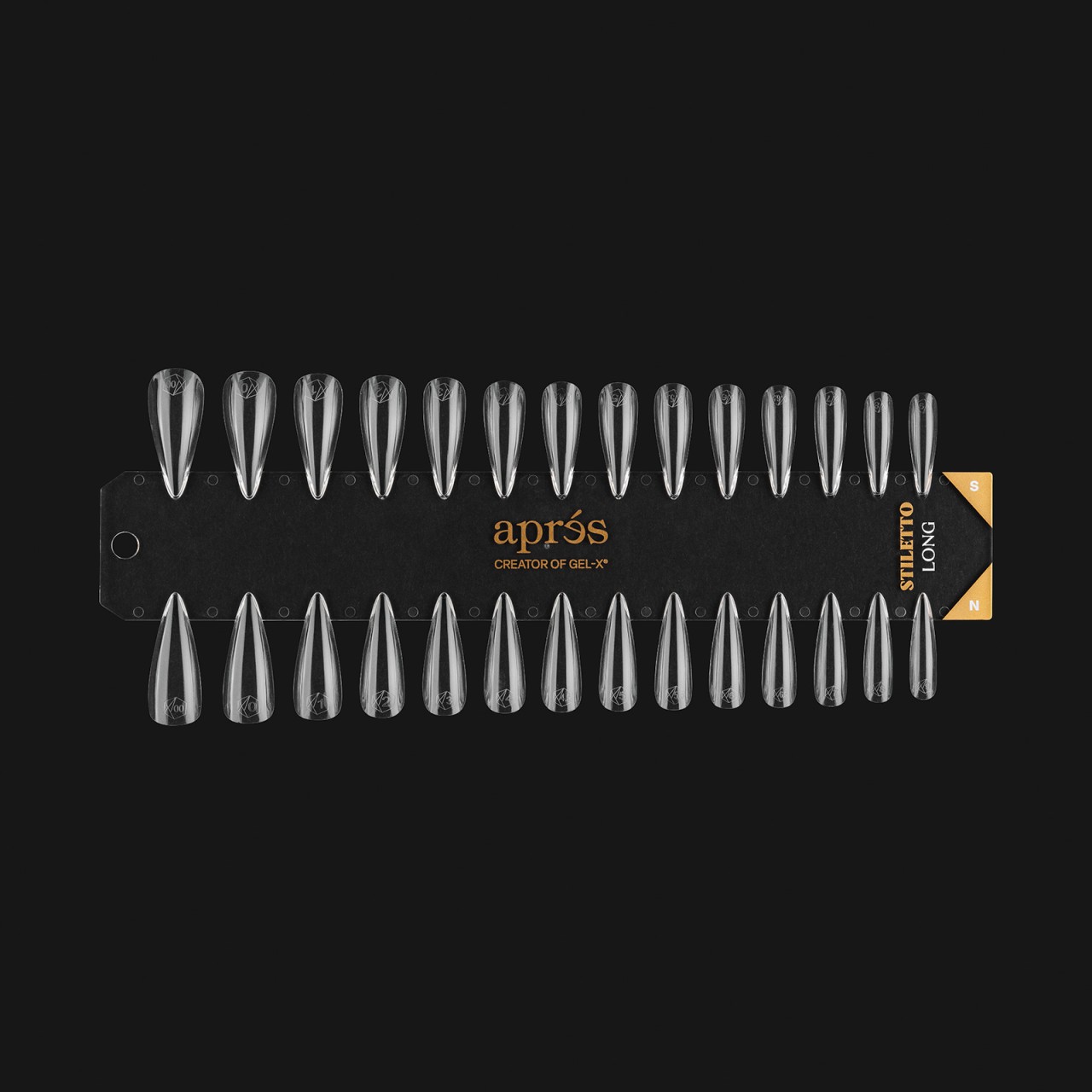  Gel-X Tip Swatch: Natural/Sculpted Stiletto Long