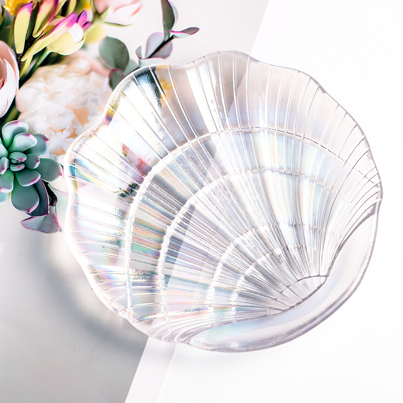 JUSTNAILS Glas Muschel Display Tips Farben mischen Unterlage