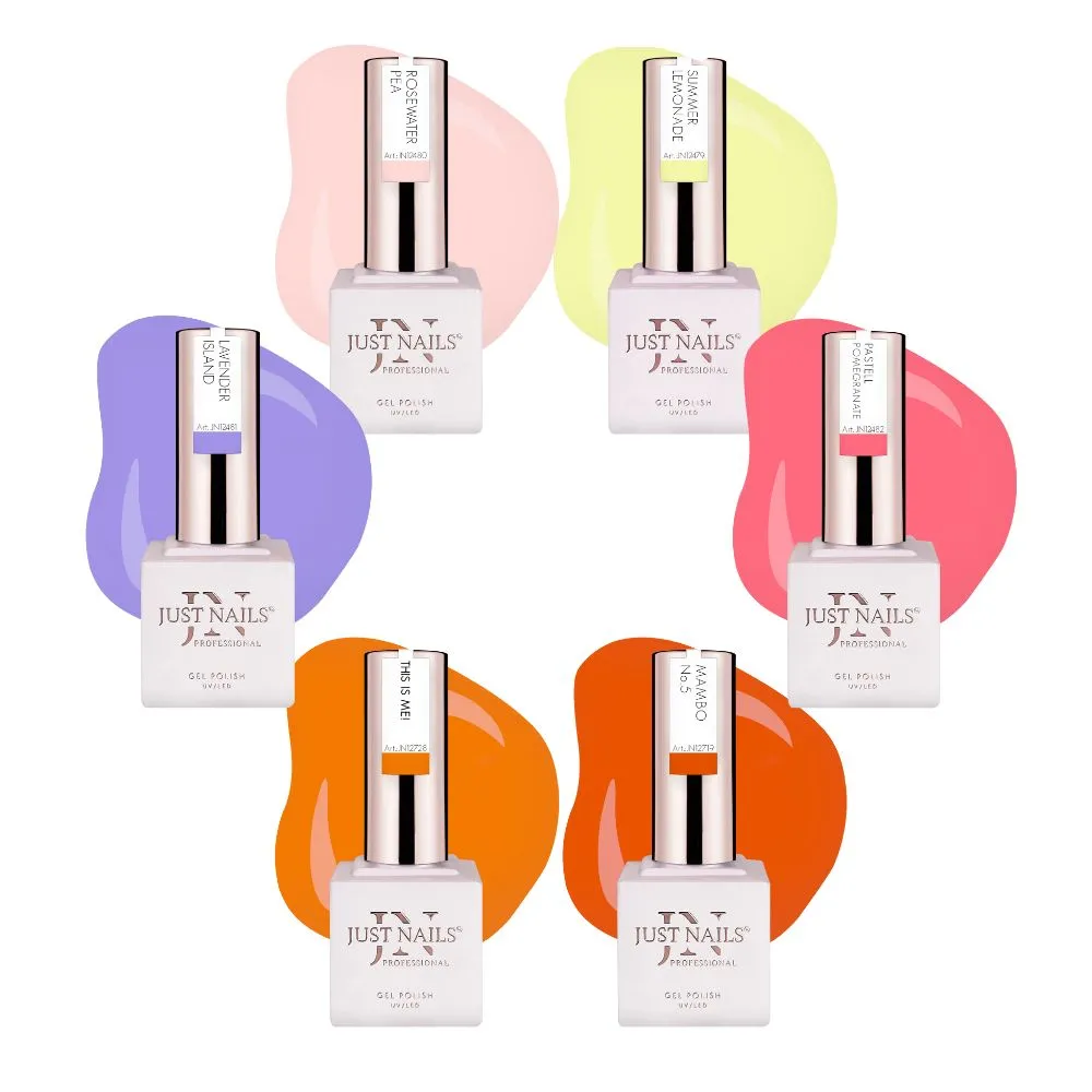 JUSTNAILS Professional Polish Color Spring Set