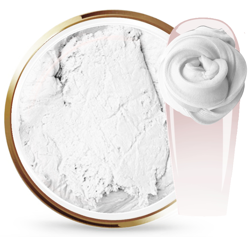 JUSTNAILS Farbgel Premium 4D Plastilin - white