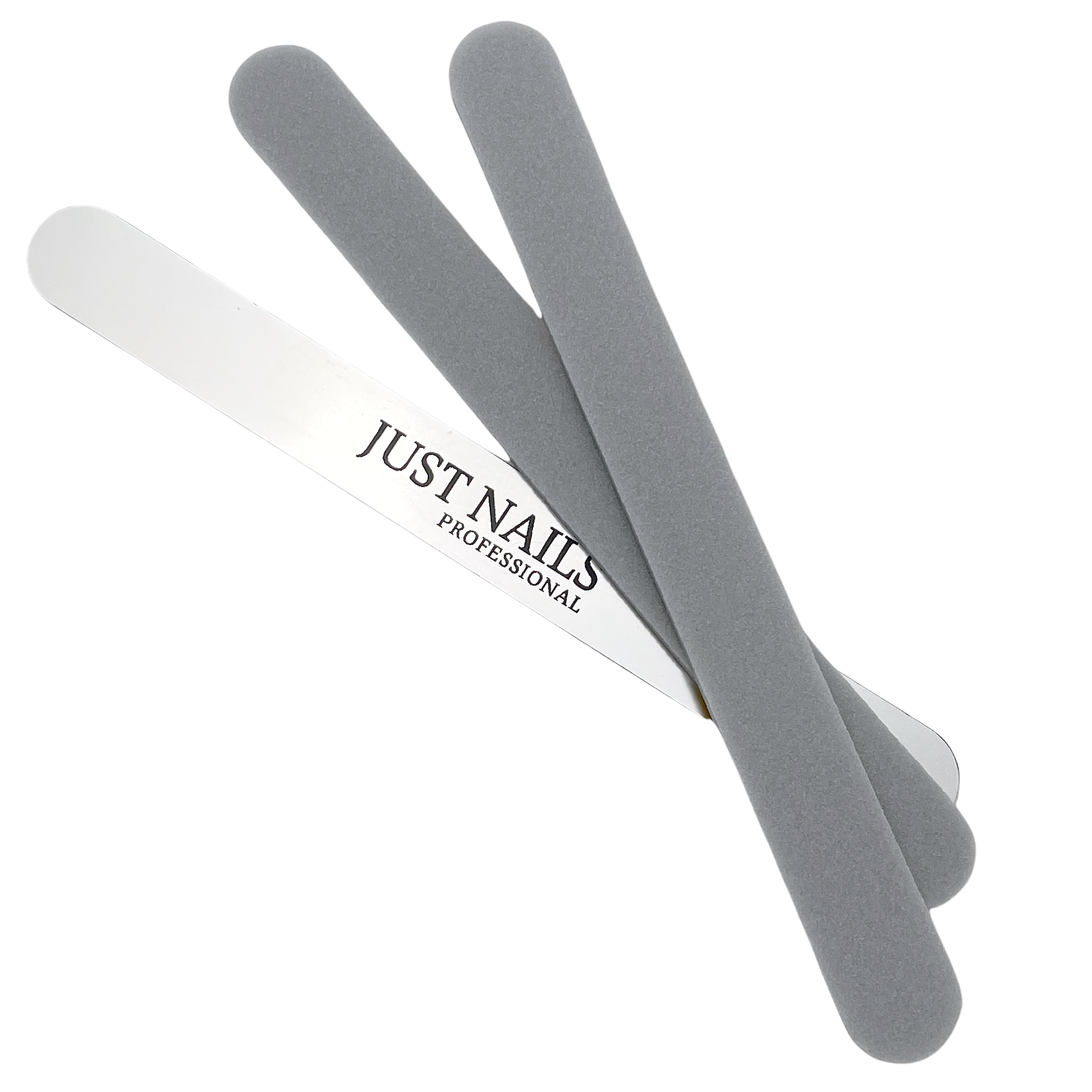 JUSTNAILS Premium Wechselbuffer Super Flex grau