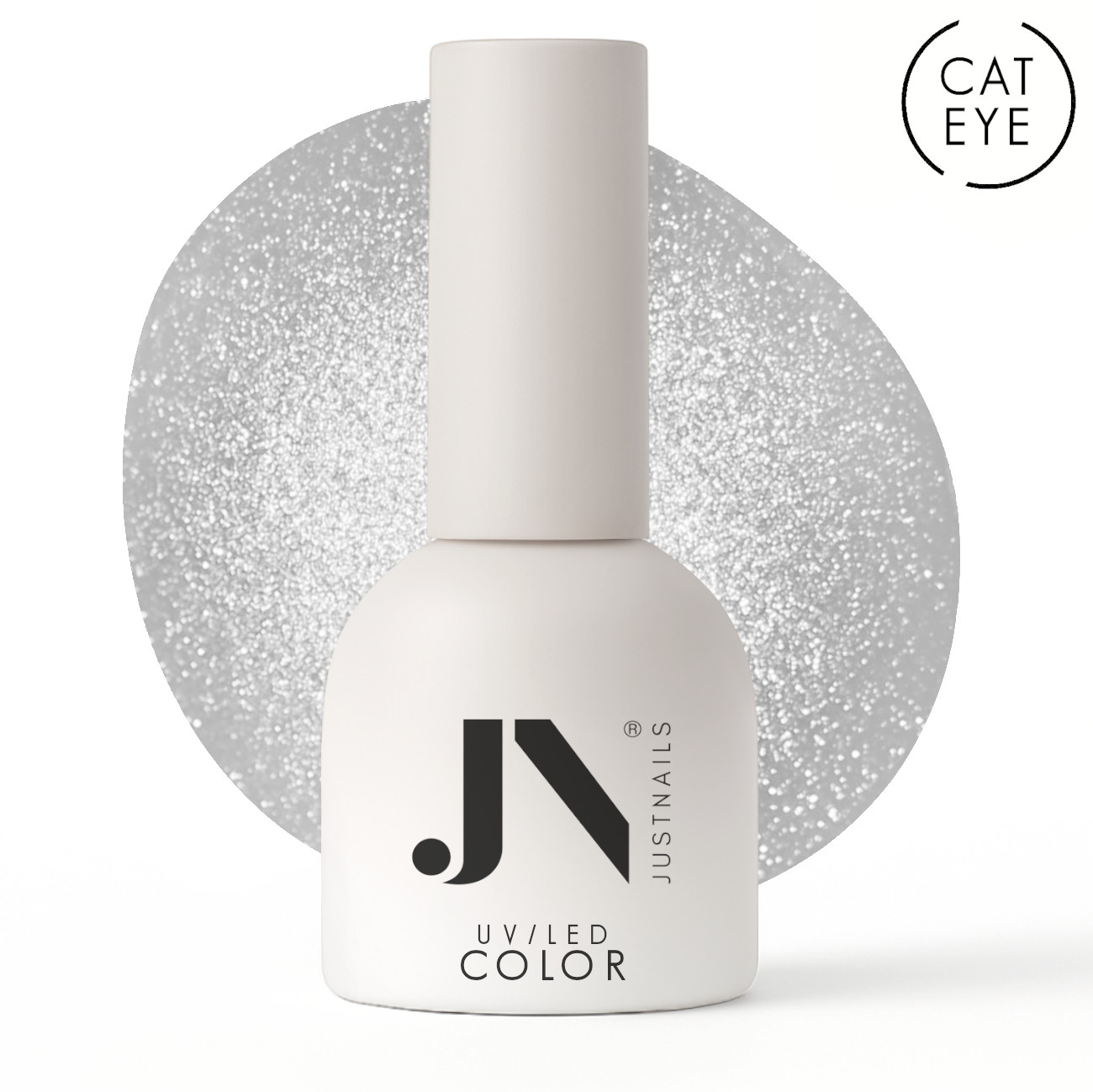  JUSTNAILS Polish Gel 5D Cat Eye - Snow Angels 