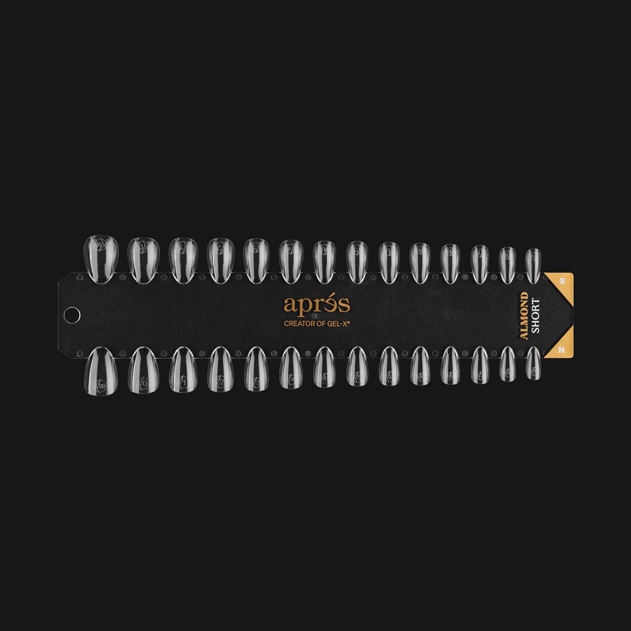  Gel-X Tip Swatch: Natural/Sculpted Almond Short