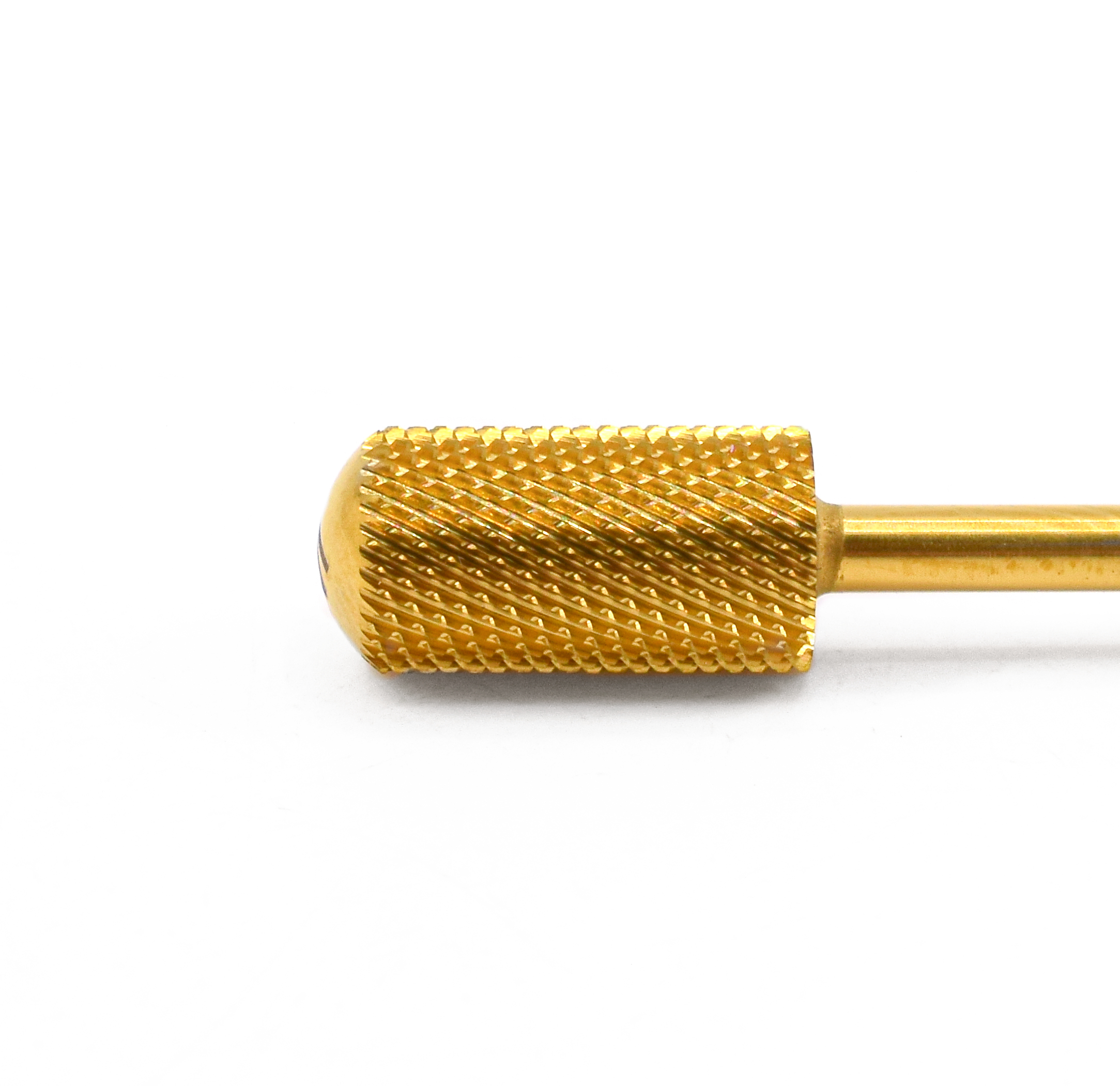 JUSTNAILS Ultra TITAN Safety Barrel big Fräser Bit Long Life Gold 07